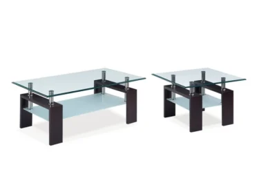 Glass Top Coffee Table/ Shelf