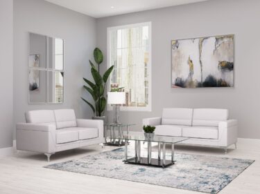 2-PC Sofa & Loveseat