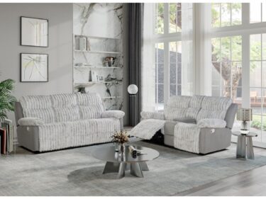 2-PC Reclining Sofa & Loveseat